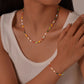 Colorful Beads Necklace/Bracelets [201 Stainless Steel]