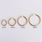 Hoop Earrings [304 Stainless Steel,18K Gold Plated]