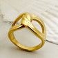 Bonded Ring [304 Stainless Steel 14K Gold Plated]