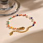 Colorful Beads Necklace/Bracelets [201 Stainless Steel]