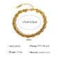 Chain Zircon Bracelets [304 Stainless Steel]