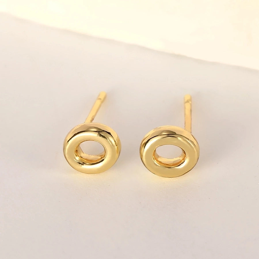 Letter Ear Studs [304 Stainless Steel