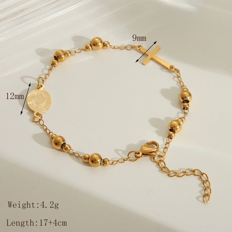 Cross Chain Bracelet [201 Stainless Steel]