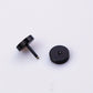 1 Set Black Earrings Ear Studs [304 Stainless Steel]