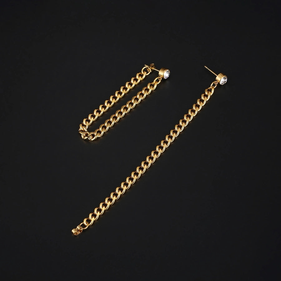 Chain Drop Earrings [304 Stainless Steel]