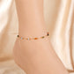 Vintage Style Circle Beads Anklet [304 acero inoxidable]