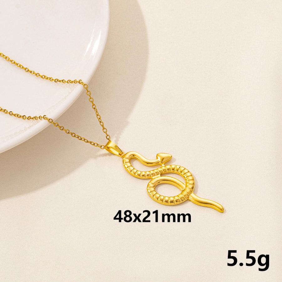 Snake Necklace [304 Stainless Steel]