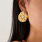 Leaf Plating Earrings [304 Stainless Steel,18K Gold Plated]