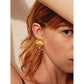 Beach Coral Shell Earrings [304 Stainless Steel,18K Gold Plated]