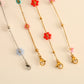 Colorful Flower Anklet [304 Stainless Steel]