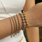 Beaded Chain Bracelets [304 Stainless Steel]