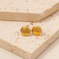 Flat Round Earrings [304 Stainless Steel,18K Gold Plated]