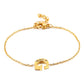 Letter Bracelets [304 Stainless Steel,18K Gold Plated]