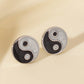 Ying Yang Stud Earrings [304 Stainless Steel]