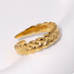 Wheat Ring [304 Stainless Steel 18K Gold Plated]