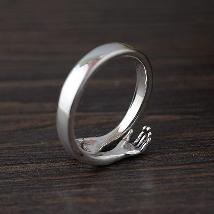 Love You Hug Ring [Stainless Steel]