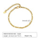 Chain Bracelets [304 Stainless Steel,18K Gold Plated]