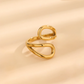 Irregular Ring [304 Stainless Steel 18K Gold Plated]