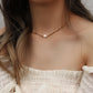 Cuban Link Pearl Necklace [304 Stainless Steel,18K Gold Plated]