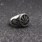 Luxurious Marijuana Ring [304 Stainless Steel]