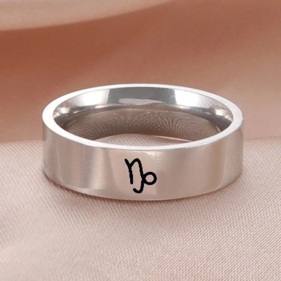 Zodiac Constellation Ring [304 Stainless Steel]