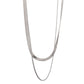 Double Snake Chain Necklace [304 Stainless Steel,18K Gold Plated]