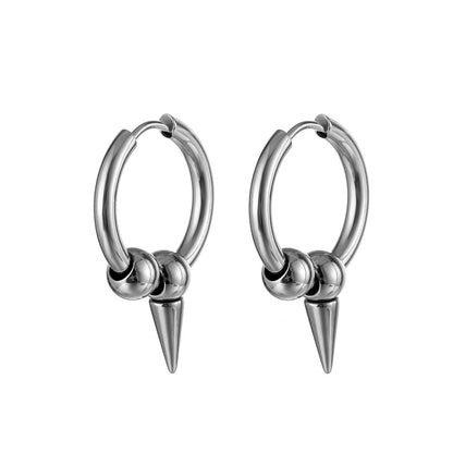 1 piece Cone Earrings [Stainless Steel]