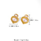 Mix Pearl Earrings [304 Stainless Steel,14K Gold Plated]