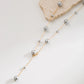 Beaded Pearl Pendant Necklace [304 Stainless Steel]