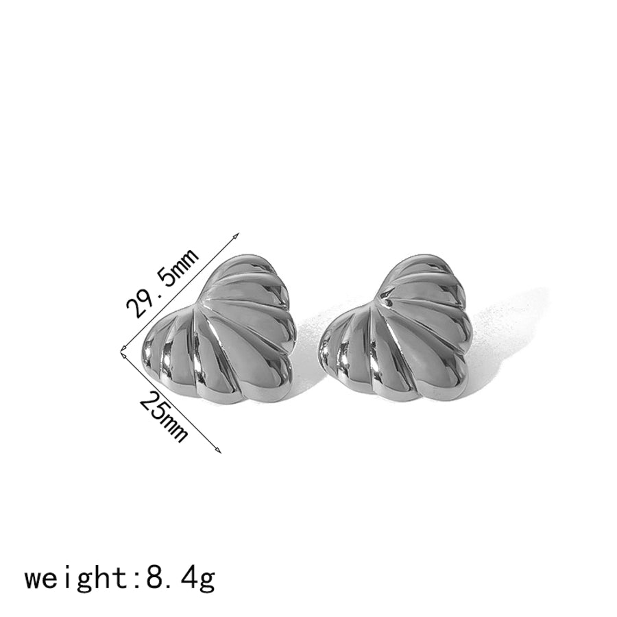 Mélanger les boucles d'oreilles Desogns [304 en acier inoxydable, 18 km plaqués à l'or]