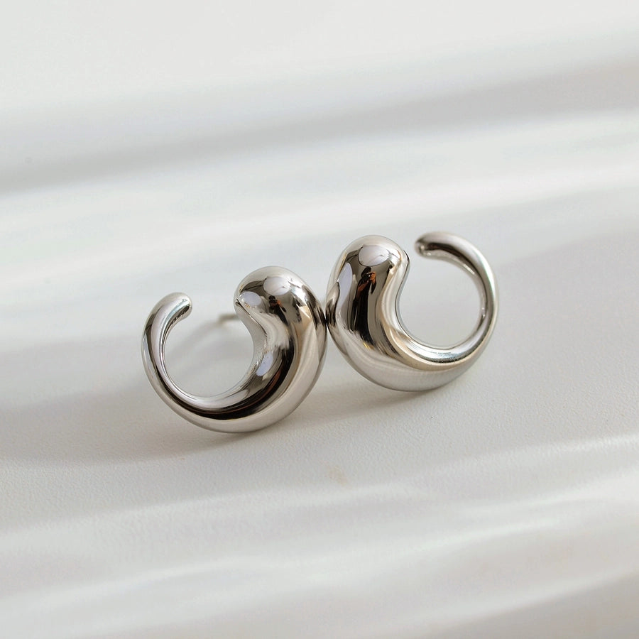 Modern Style Earrings [304 Stainless Steel,18K Gold Plated]