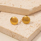 Flat Round Earrings [304 Stainless Steel,18K Gold Plated]