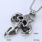 Retro Punk Pistol Heart Shape Pendant Necklace [304 Stainless Steel]