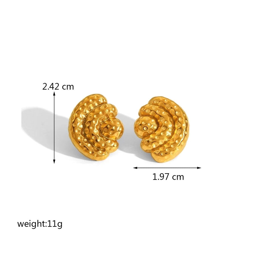 Orecchini di miscelazione disegni [304 acciaio inossidabile, oro 18K placcato]