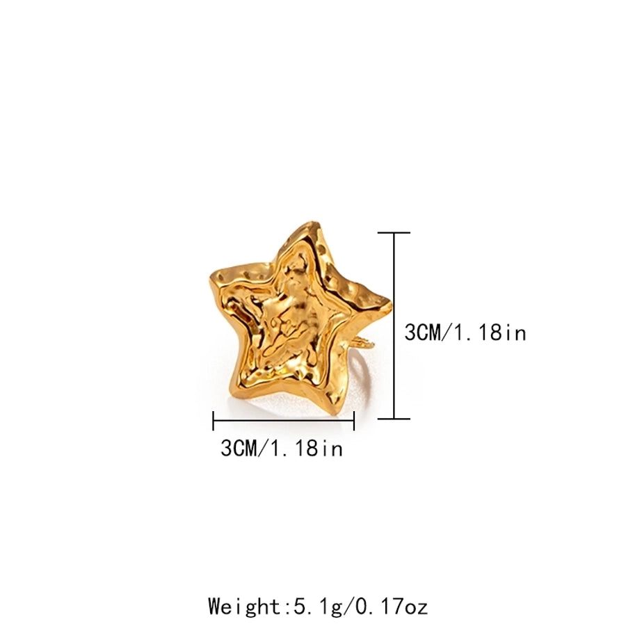 Heart Star Ring [304 Stainless Steel 14K Gold Plated]