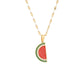 Fruit Necklace [304 Stainless Steel,18K Gold Plated]