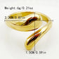 Retro Simple Style Ring [304 Stainless Steel 14K Gold Plated]