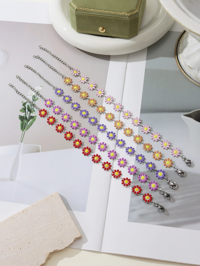 Daisy Bracelet [304 Stainless Steel]