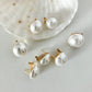 Large Pearl Earrings [304 Stainless Steel,14K Gold Plated]