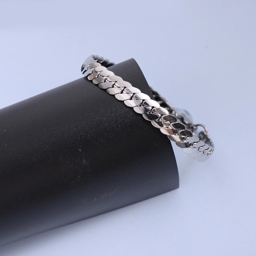 Snake Bone Chain Bracelet[304 Stainless Steel]