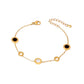 Star/Flower/Butterfly Shell Bracelets [304 Stainless Steel,18K Gold Plated]