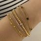 Mix Chain Bracelets [304 Stainless Steel,16K Gold Plated]