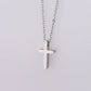 Cross Necklace [304 Stainless Steel,18K Gold Plated]