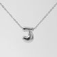 Letter Pendant Necklace [304 Stainless Steel,18K Gold Plated]