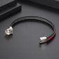 Casual Color Block Red Bracelet [304 Stainless Steel Pu Leather]