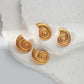 Snail Conch Earrings [304 Stainless Steel,14K Gold Plated]