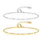 Chain Bracelets [201 Stainless Steel, 18K Gold Plated]