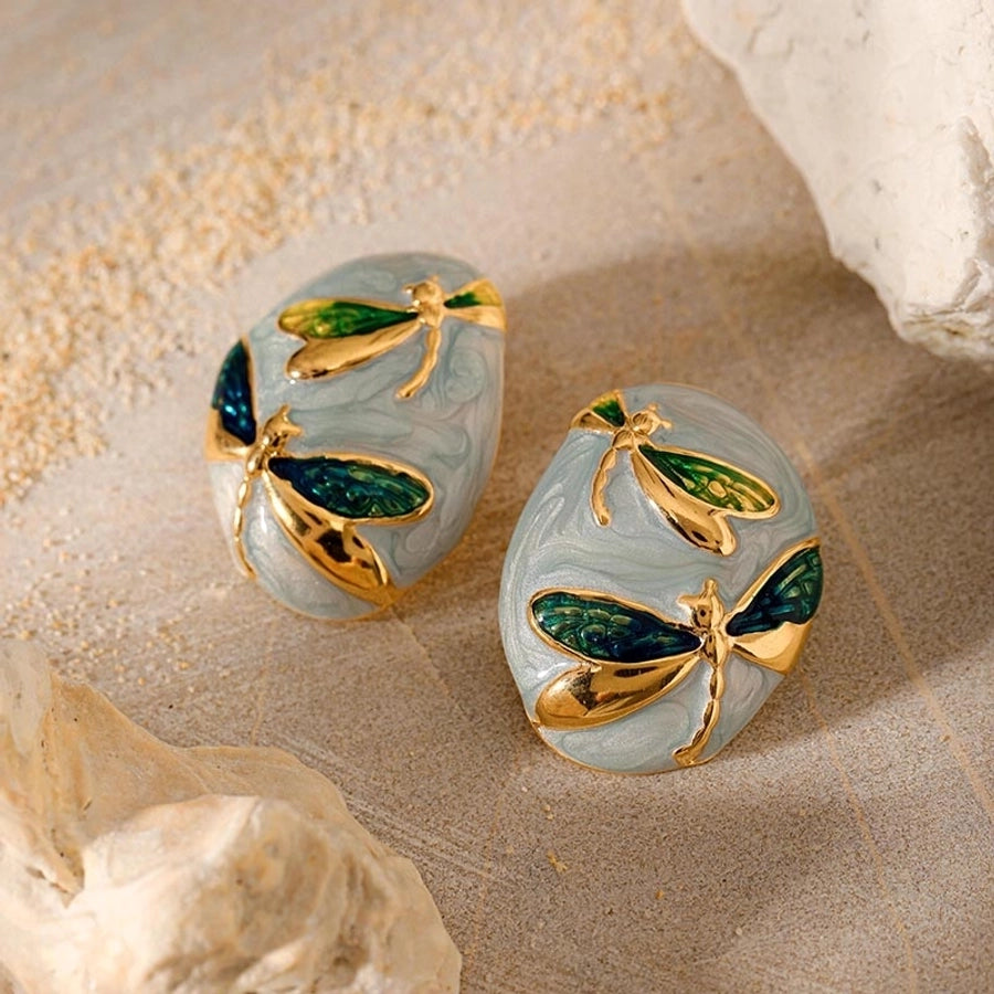 Mosquito Enamel Plating Earrings [304 Stainless Steel]