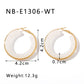 Circle Multicolor Earrings [304 Stainless Steel,18K Gold Plated]