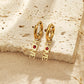 Glam Love Earrings [304 Stainless Steel,18K Gold Plated]